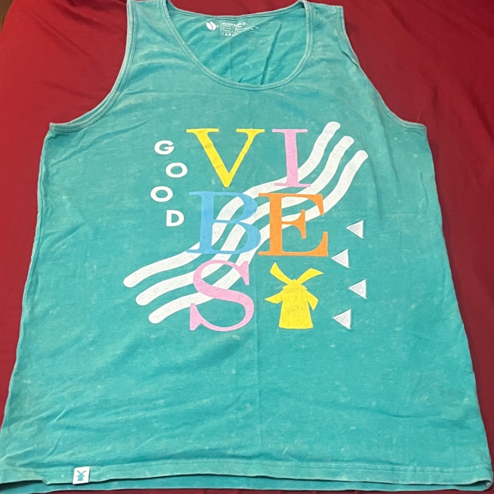 Dutch Bros Teal Cotton Tank